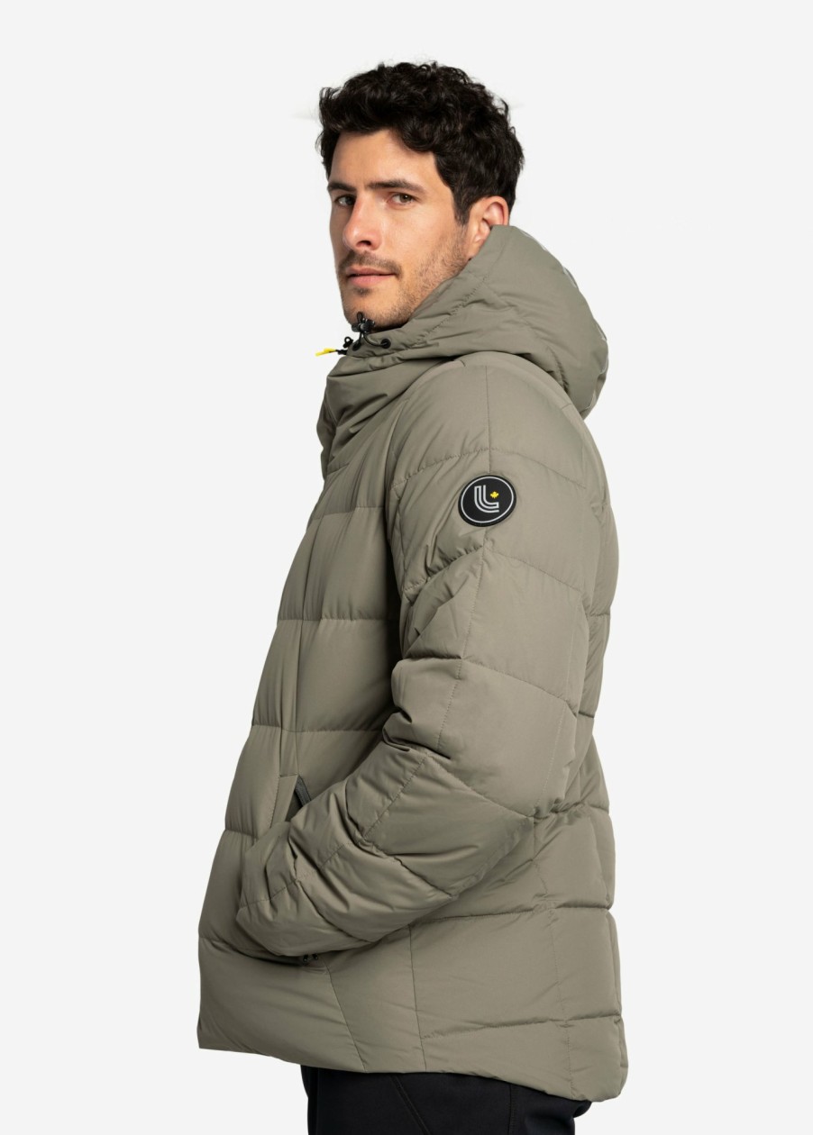 MEN Lole Winter Jackets | Odin Down Jacket - Desert Green