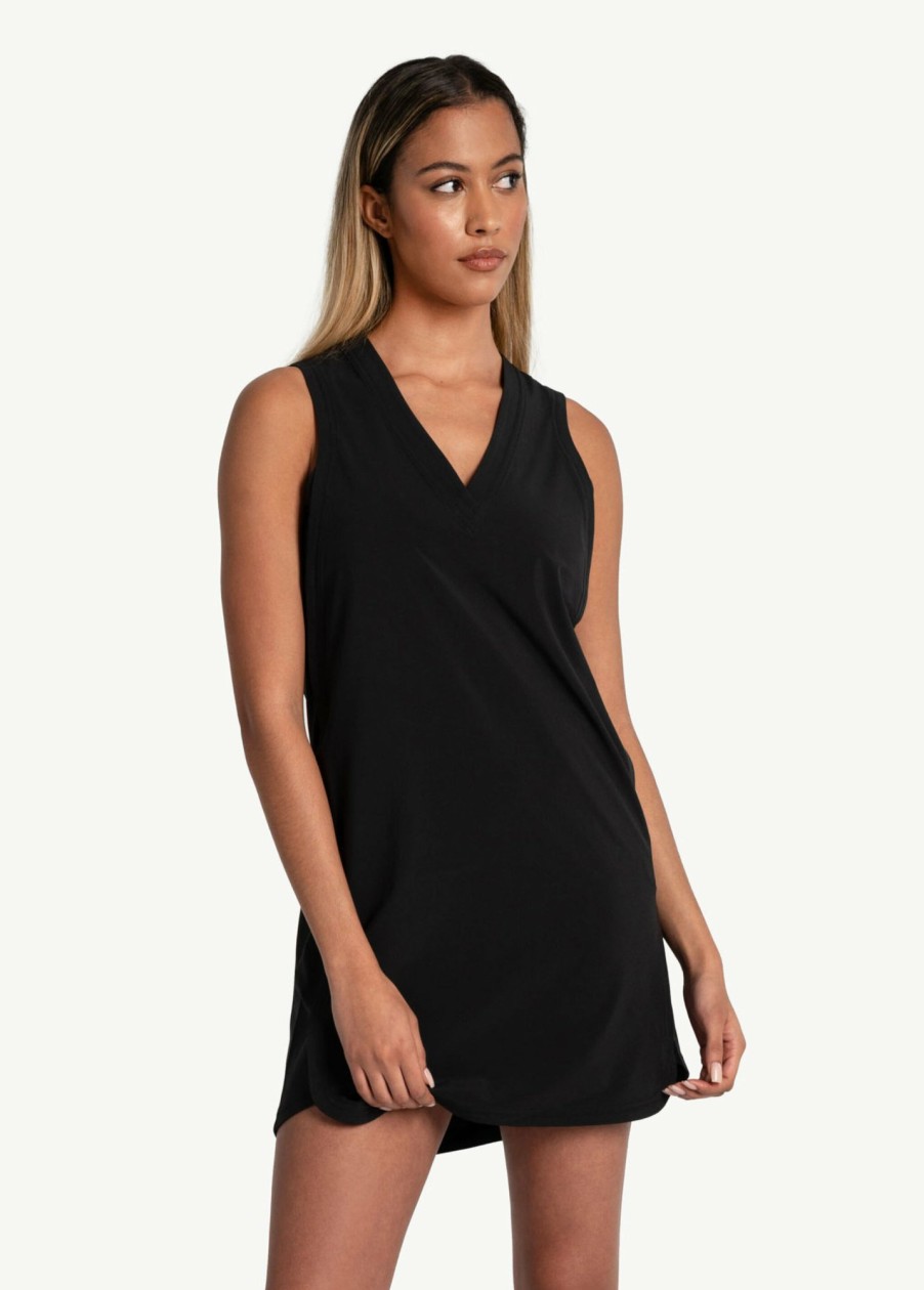 WOMEN Lole Fitness & Running | Olivie Tank Dress - Black