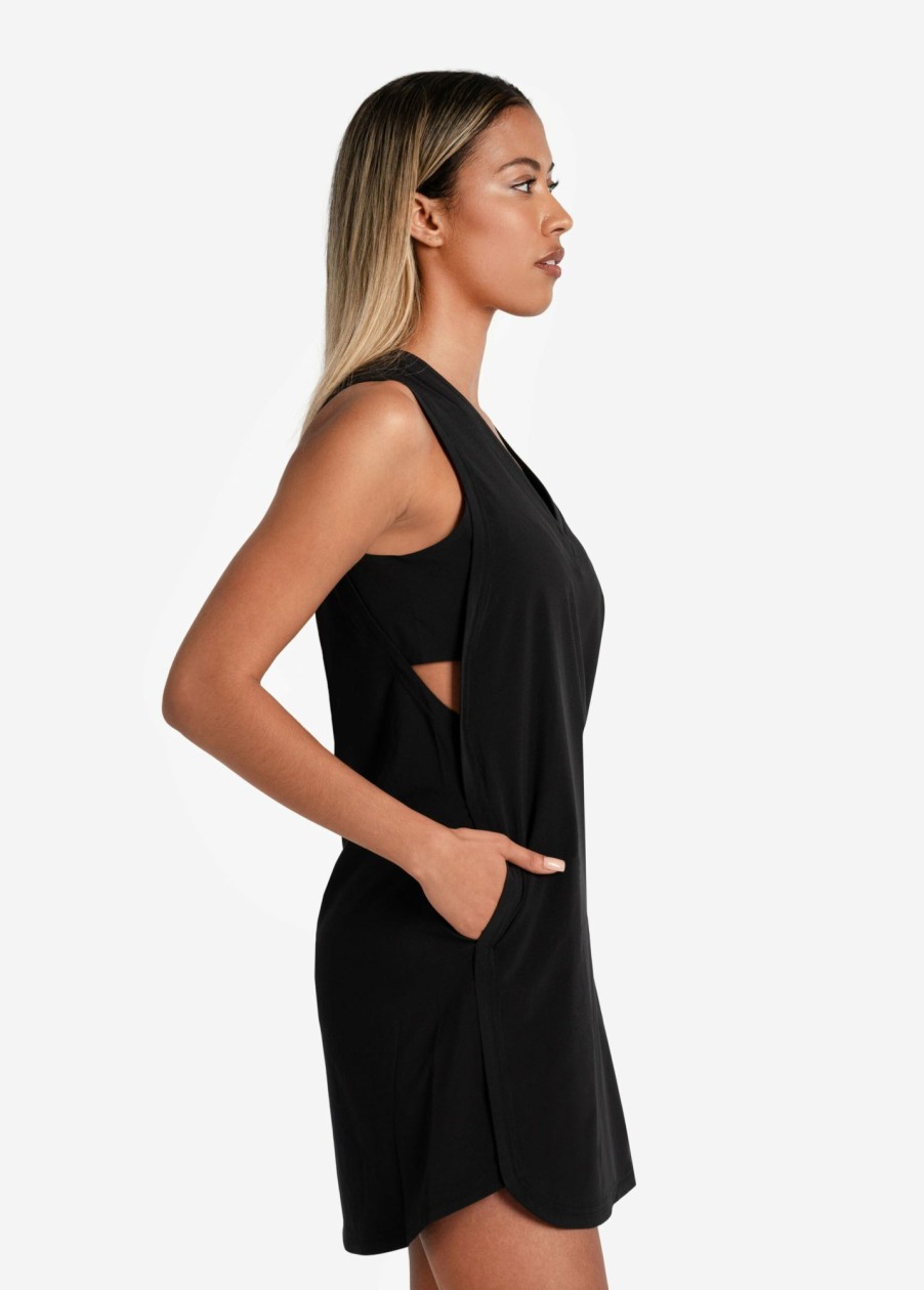 WOMEN Lole Fitness & Running | Olivie Tank Dress - Black