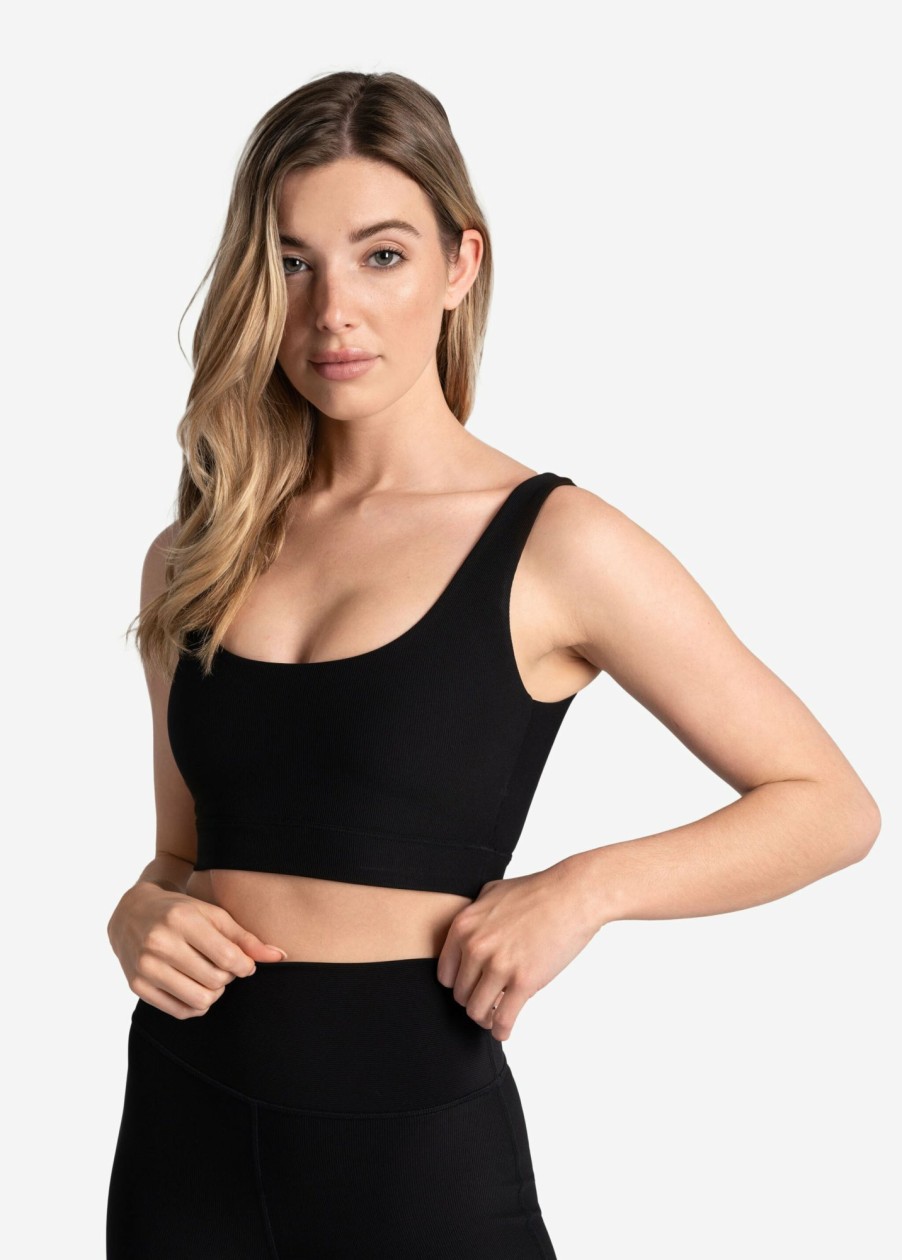 WOMEN Lole Fitness & Running | Sculpt Rib Bra - Black