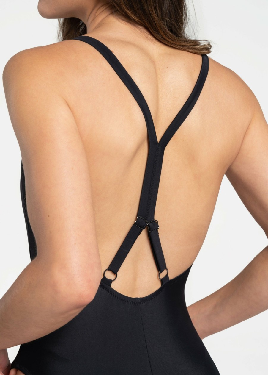 WOMEN Lole Swimwear | Soleil One Piece Swimsuit - Black