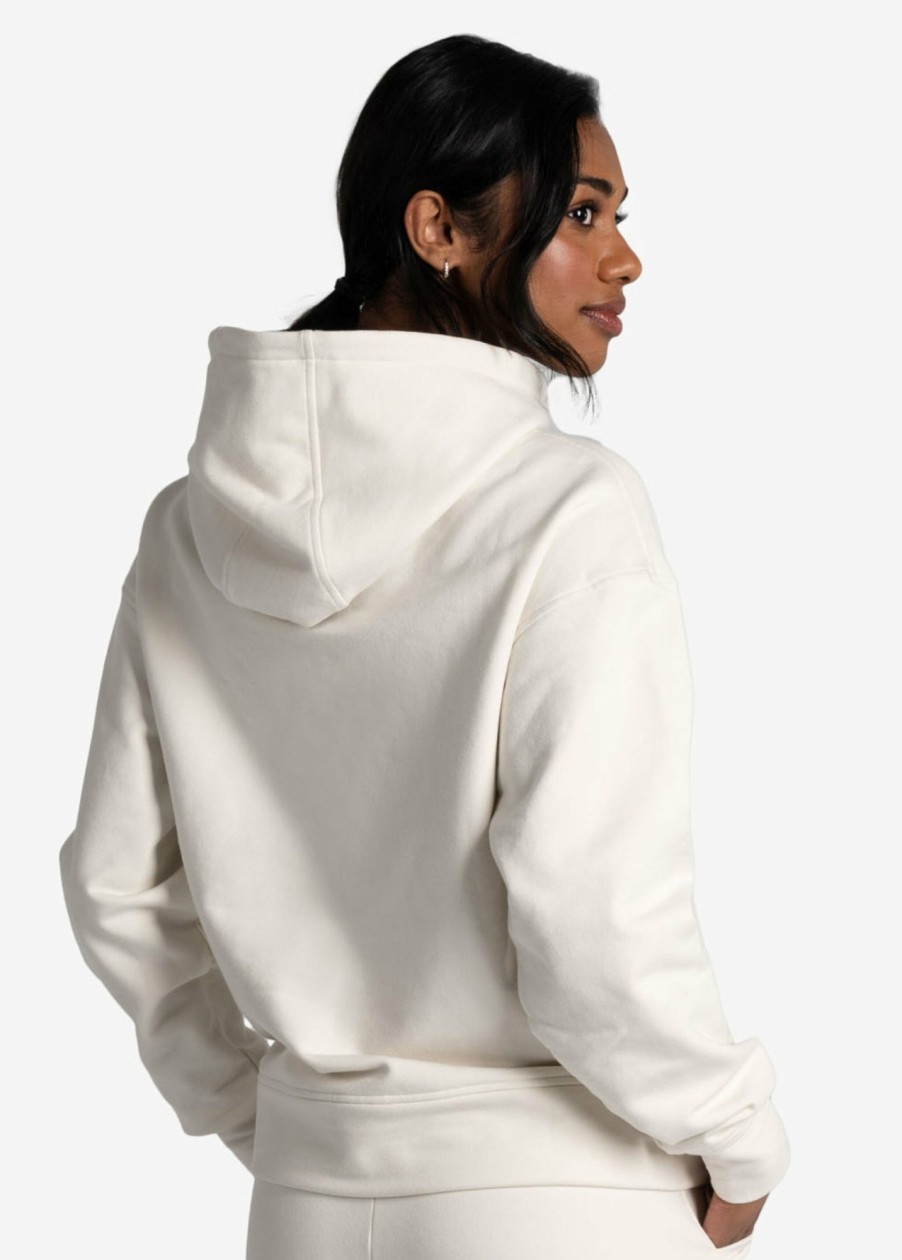 WOMEN Lole Hoodies & Sweaters | Easy Pullover Hoodie - Cream