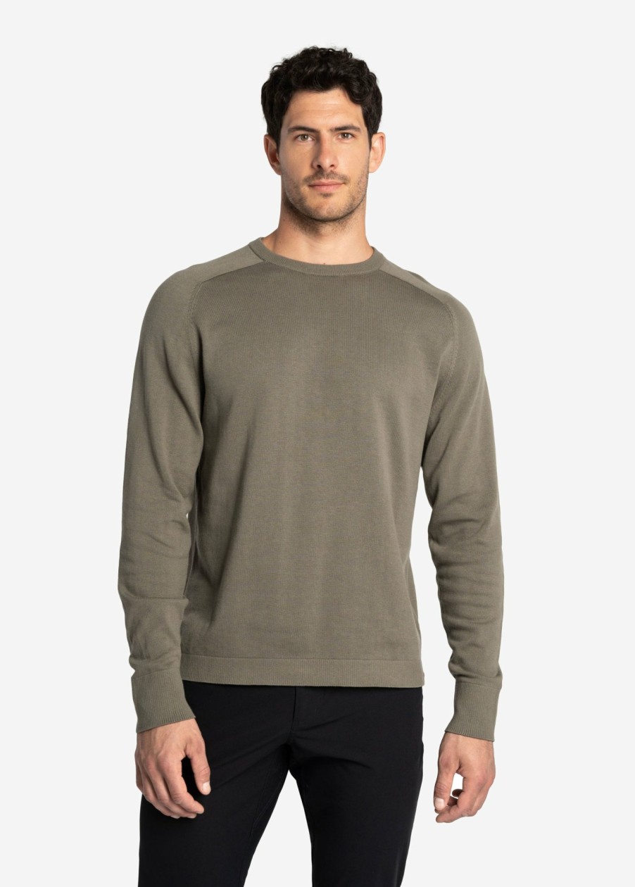 MEN Lole T-shirts & Hoodies | On Repeat Organic Cotton Sweater - Desert Green