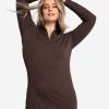 WOMEN Lole Dresses & Jumpsuits | Traverse 1/2 Zip Dress - Java Heather