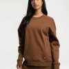 WOMEN Lole Hoodies & Sweaters | Essential Organic Pullover - Black Walnut