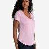 WOMEN Lole Tees & Tanks | Everyday V- Neck Short Sleeve - Verbena