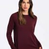 WOMEN Lole Tees & Tanks | Performance Wool Long Sleeve - Plum