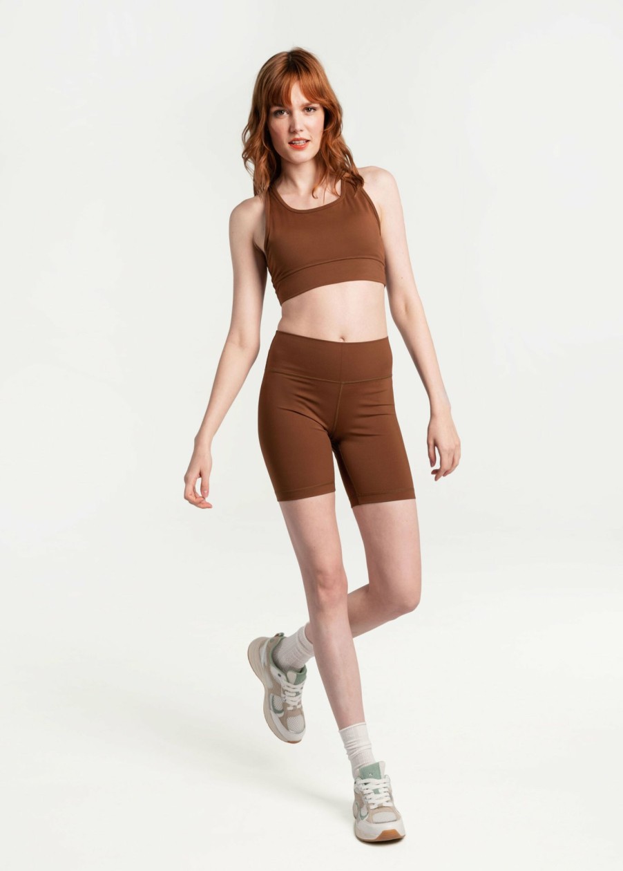 WOMEN Lole Shorts & Skirts | Comfort Stretch Biker Shorts - Black Walnut