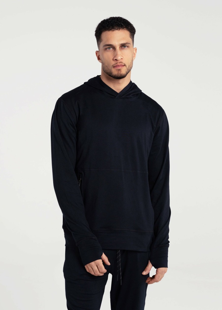 MEN Lole T-shirts & Hoodies | Riley Pullover Hoodie - Black