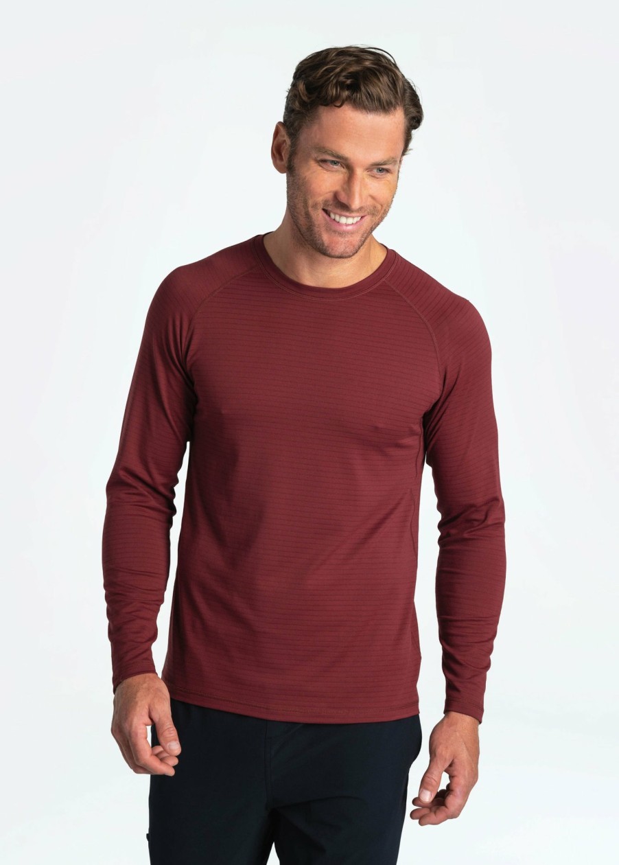 MEN Lole T-shirts & Hoodies | Jasper Long Sleeve - Truffle