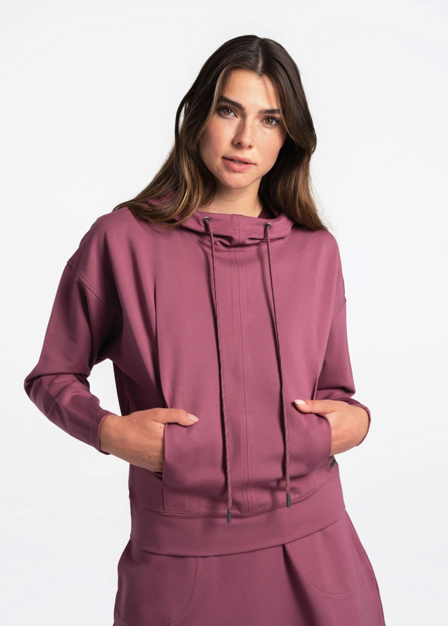 WOMEN Lole Hoodies & Sweaters | Mindset Pullover Hoodie- Thistle