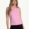 WOMEN Lole Fitness & Running | Step Up Polo Shirt - Verbena