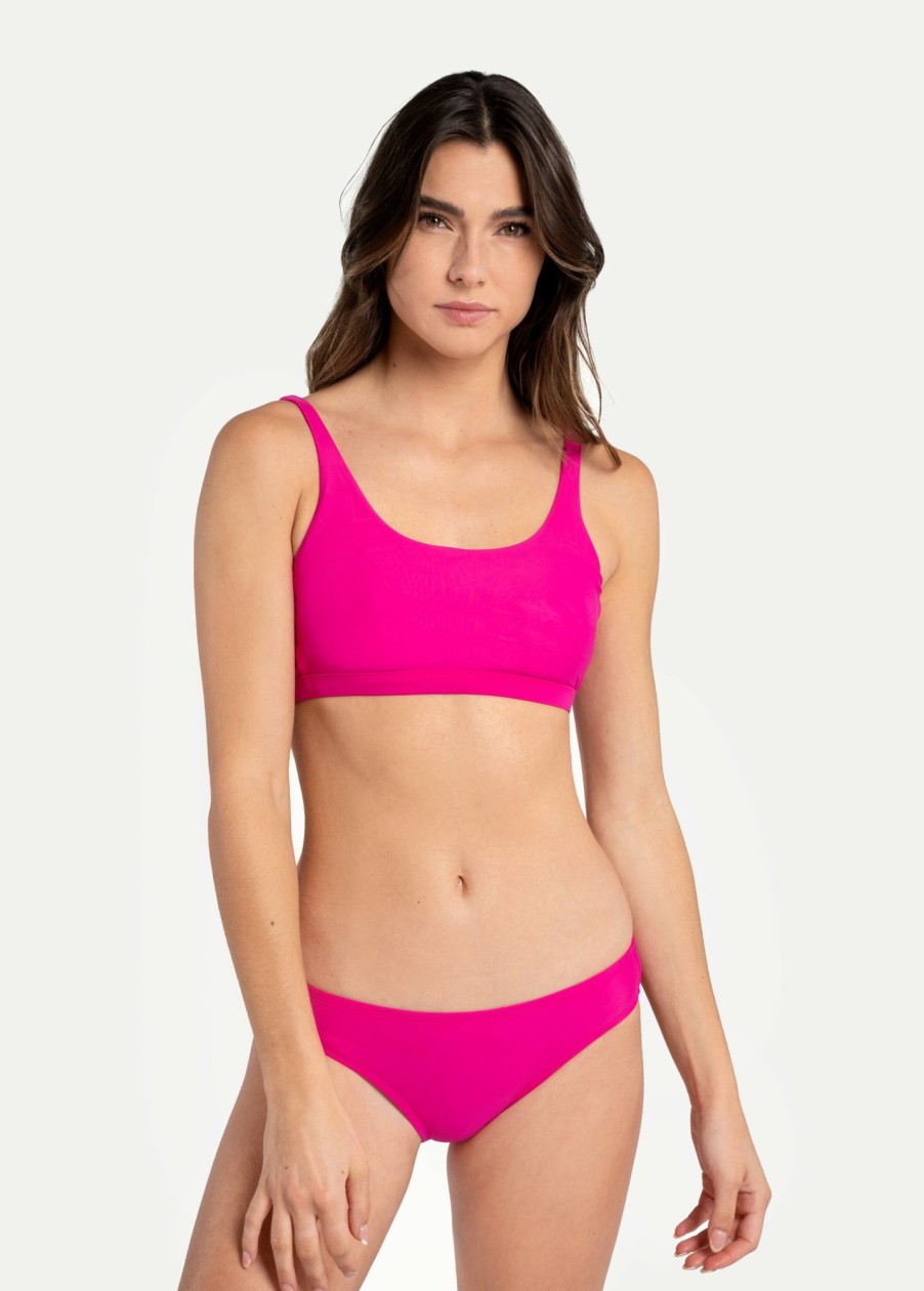 WOMEN Lole Swimwear | Caribbean Bikini Bottoms - Rhubarb