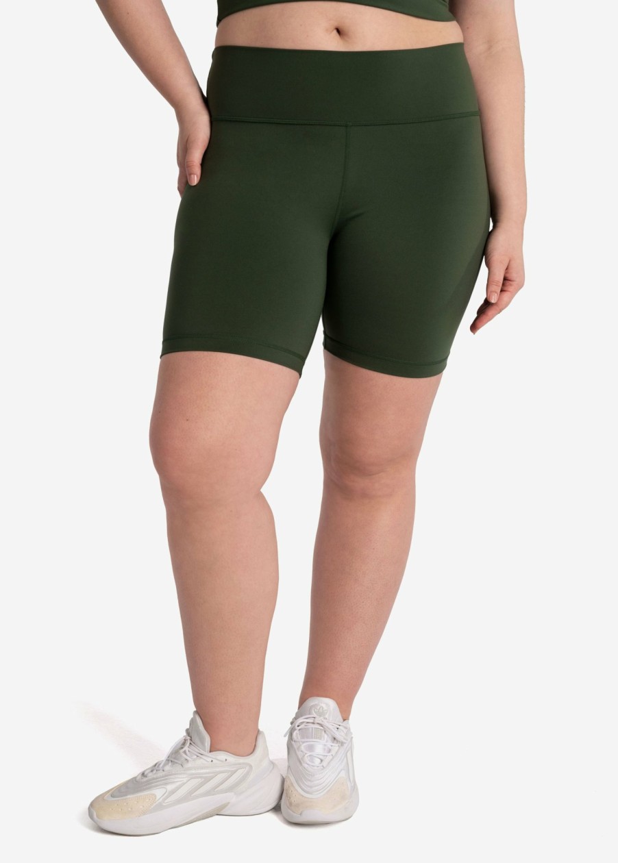 WOMEN Lole Shorts & Skirts | Comfort Stretch Biker Shorts - Kombu