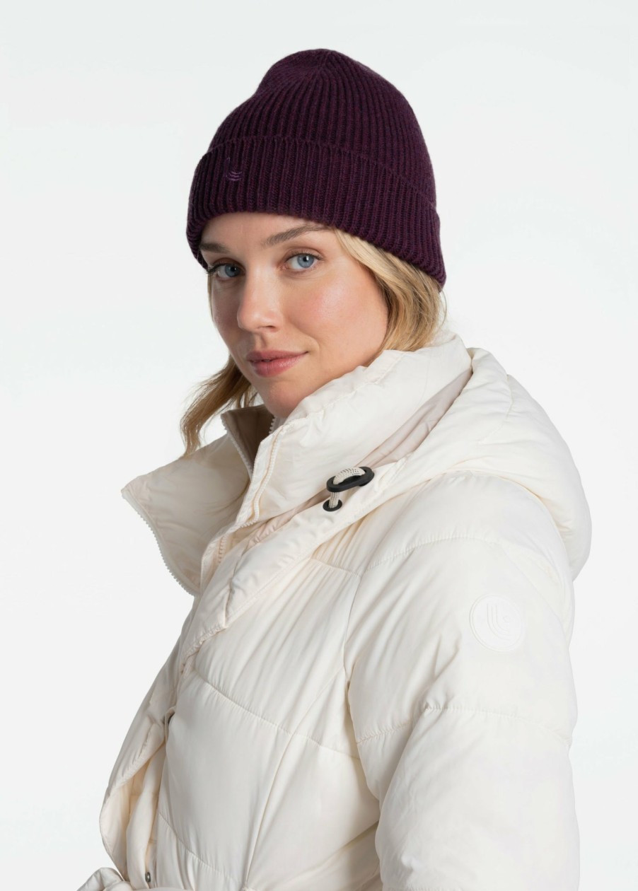 WOMEN Lole Skiing | Everyday Merino Wool Beanie - Plum