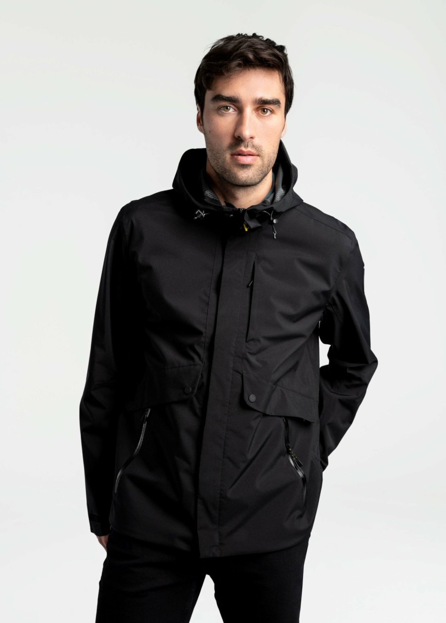 MEN Lole Mid-season Jackets | Steady Rain Jacket - Black