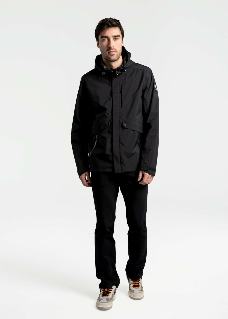 MEN Lole Mid-season Jackets | Steady Rain Jacket - Black