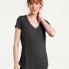 WOMEN Lole Tees & Tanks | Everyday V- Neck Short Sleeve - Black