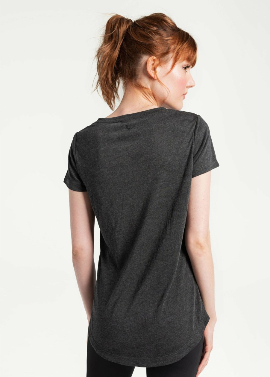 WOMEN Lole Tees & Tanks | Everyday V- Neck Short Sleeve - Black