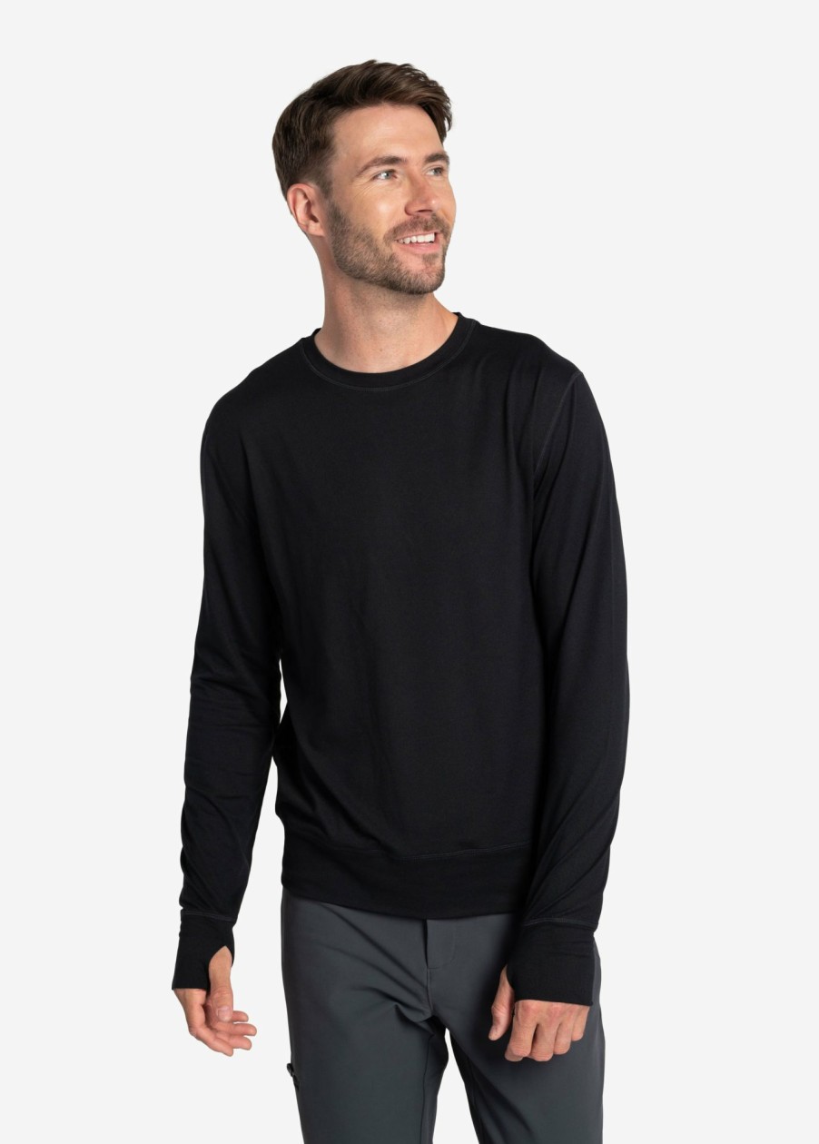 MEN Lole T-shirts & Hoodies | Riley Pullover - Black