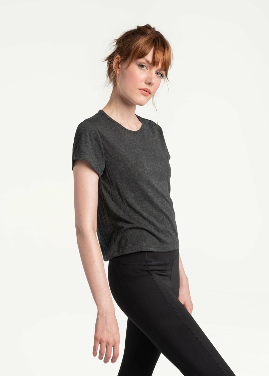 WOMEN Lole Tees & Tanks | Everyday Short Sleeve - Black