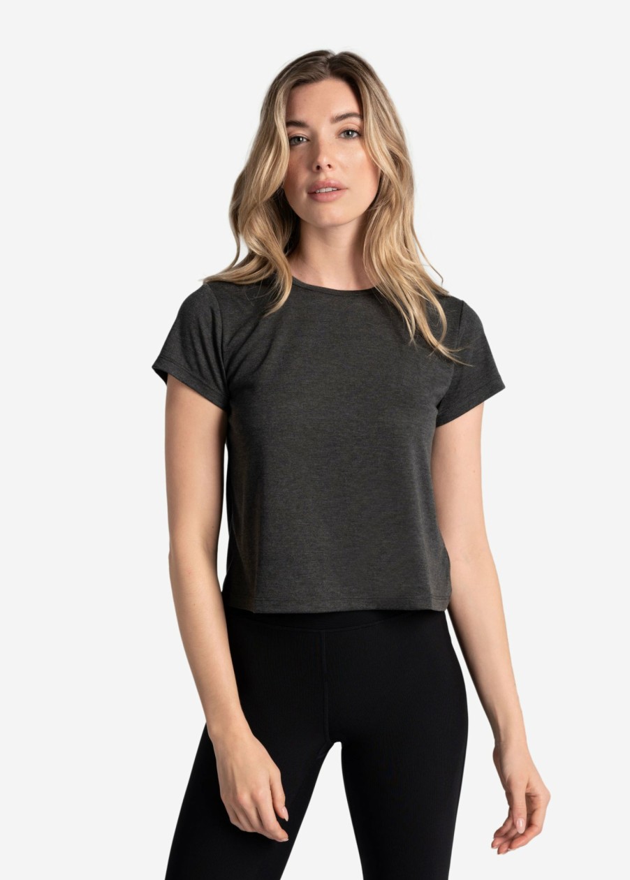 WOMEN Lole Tees & Tanks | Everyday Short Sleeve - Black