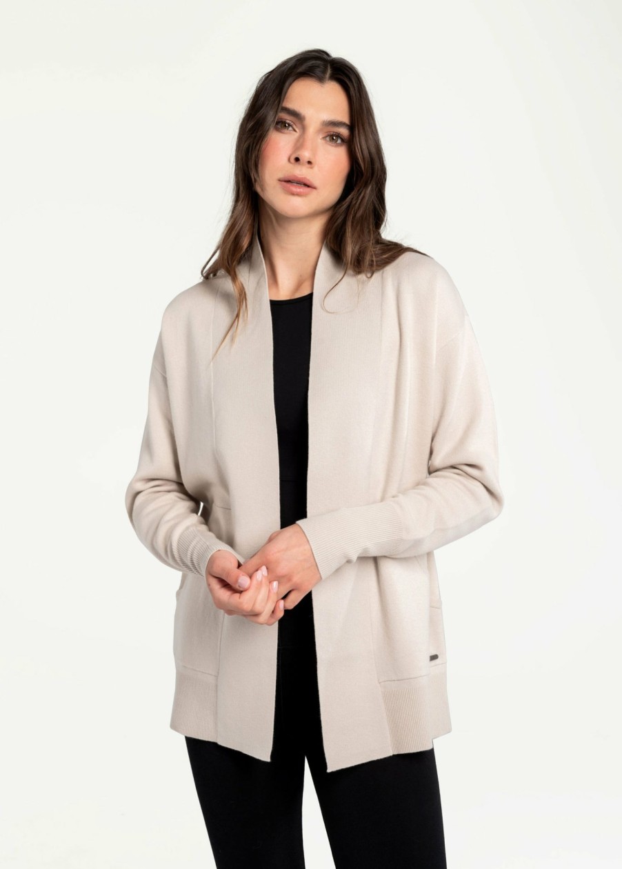 WOMEN Lole Hoodies & Sweaters | Organic Cotton Cardigan - Abalone