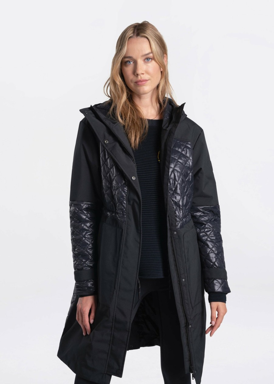 WOMEN Lole Winter Jackets | Avery Oversized Insulated Jacket - Black