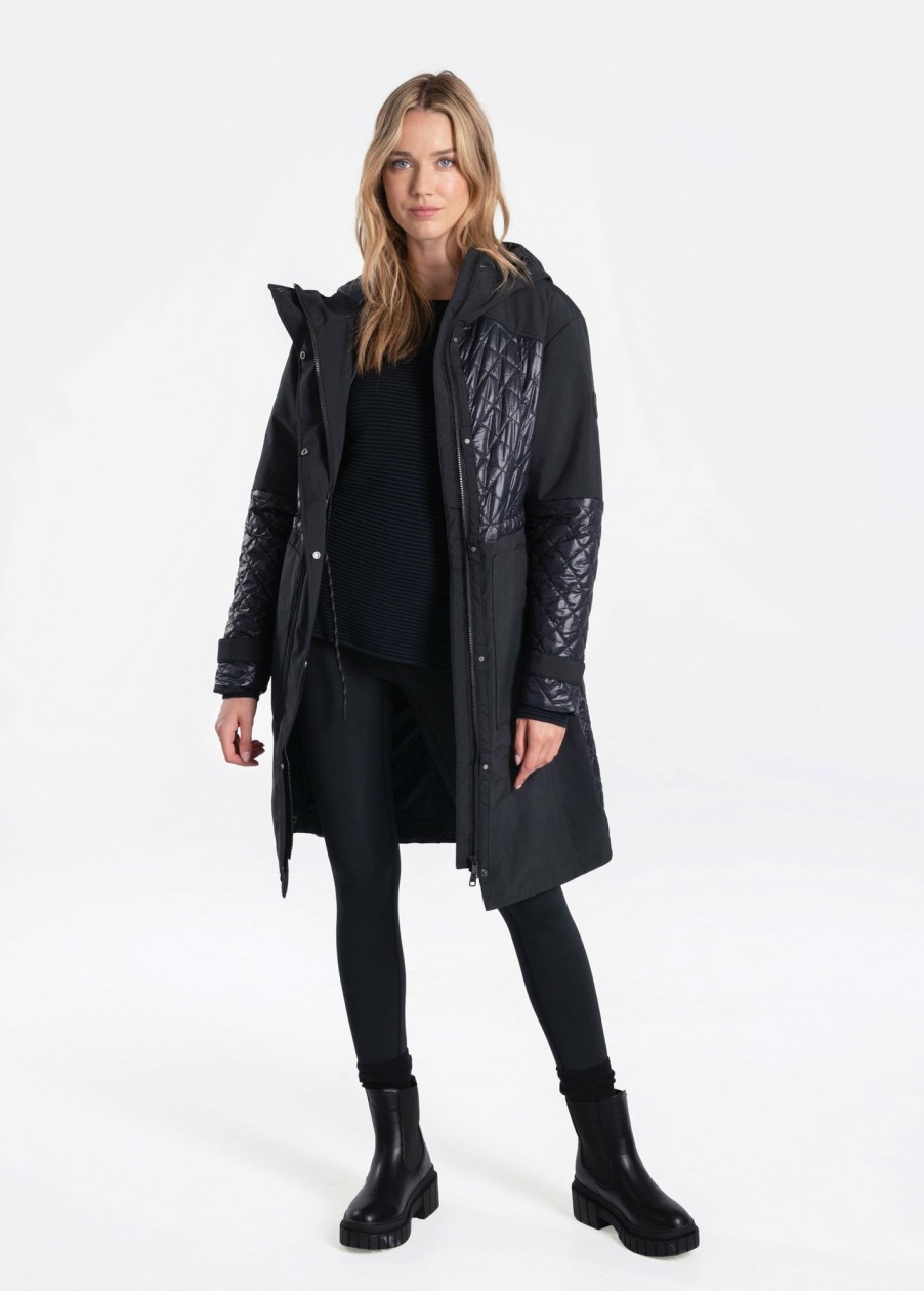 WOMEN Lole Winter Jackets | Avery Oversized Insulated Jacket - Black