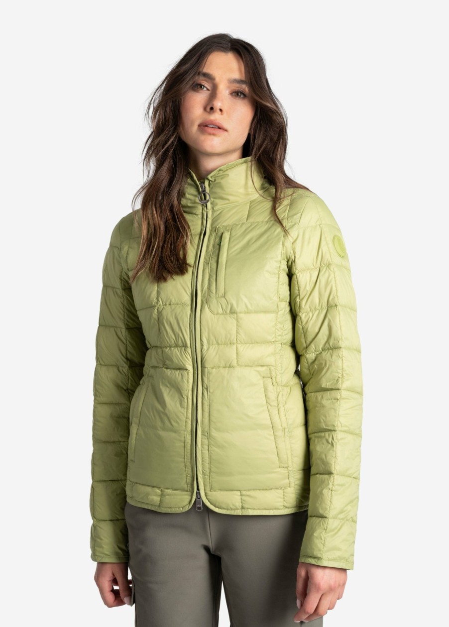 WOMEN Lole Mid-season Jackets | Daily Insulated Jacket - Pistachio