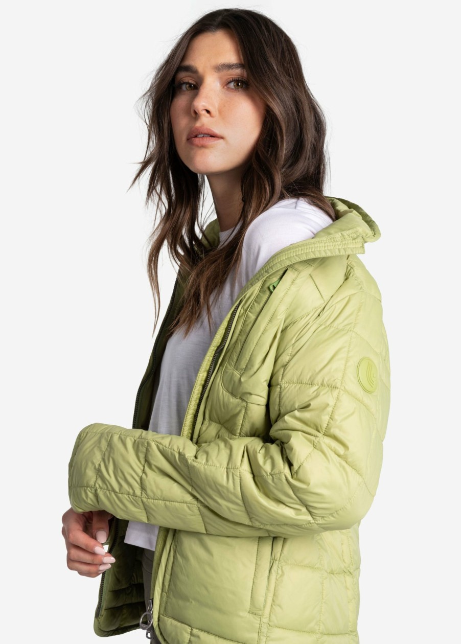 WOMEN Lole Mid-season Jackets | Daily Insulated Jacket - Pistachio