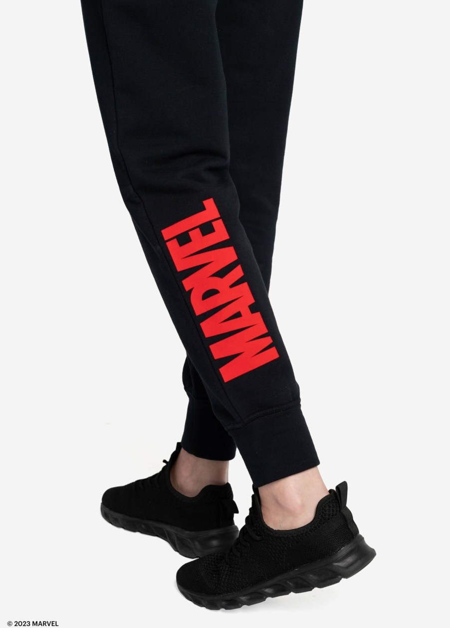 WOMEN Lole Joggers & Pants | Easy Fleece Jogger - Marvel Black Icone