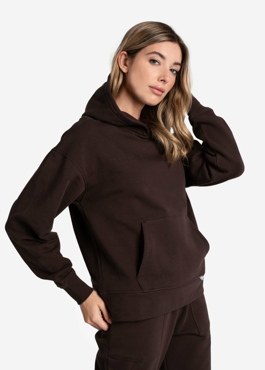 WOMEN Lole Hoodies & Sweaters | Easy Pullover Hoodie - Java