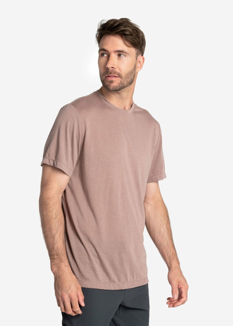 MEN Lole T-shirts & Hoodies | Everyday Short Sleeve - Smokey Quartz