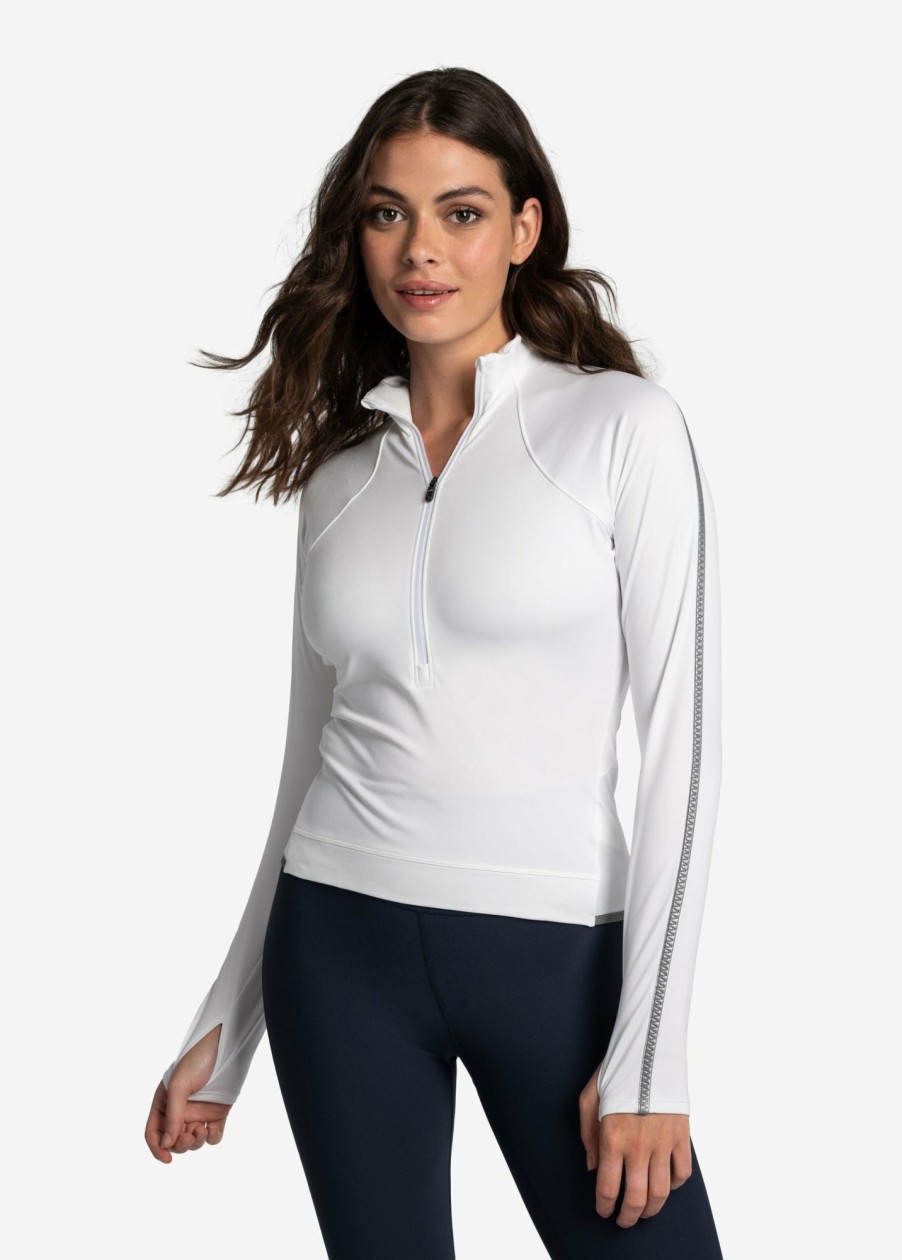 WOMEN Lole Tees & Tanks | Just Long Sleeve - White