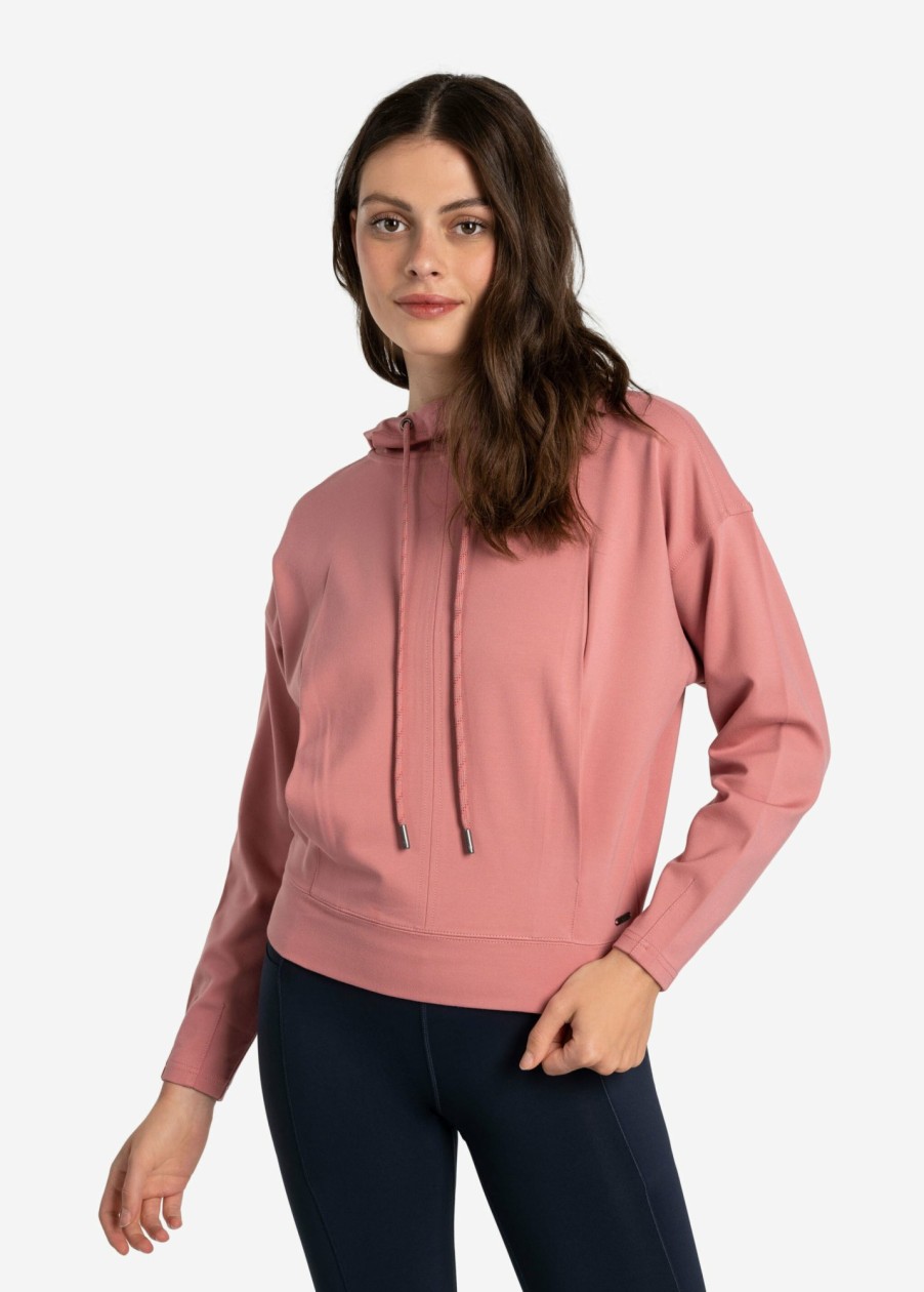 WOMEN Lole Hoodies & Sweaters | Mindset Pullover Hoodie - Peony