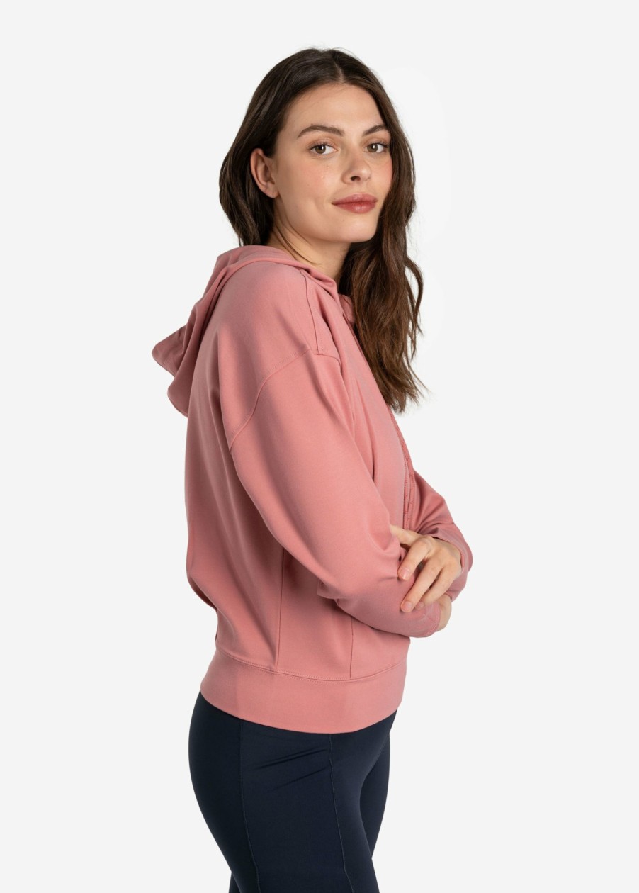 WOMEN Lole Hoodies & Sweaters | Mindset Pullover Hoodie - Peony