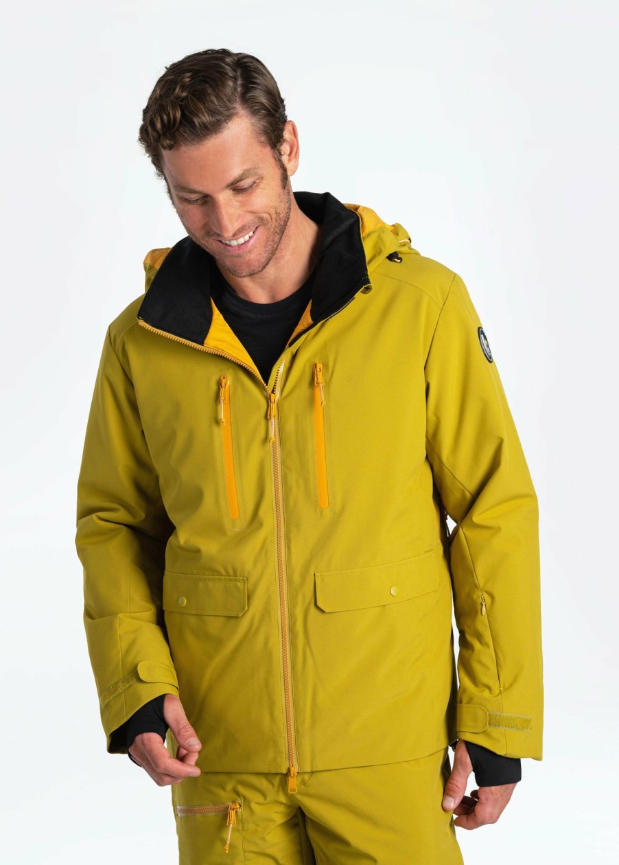 MEN Lole Winter Jackets | Revelstoke Insulated Ski Jacket - Avocado