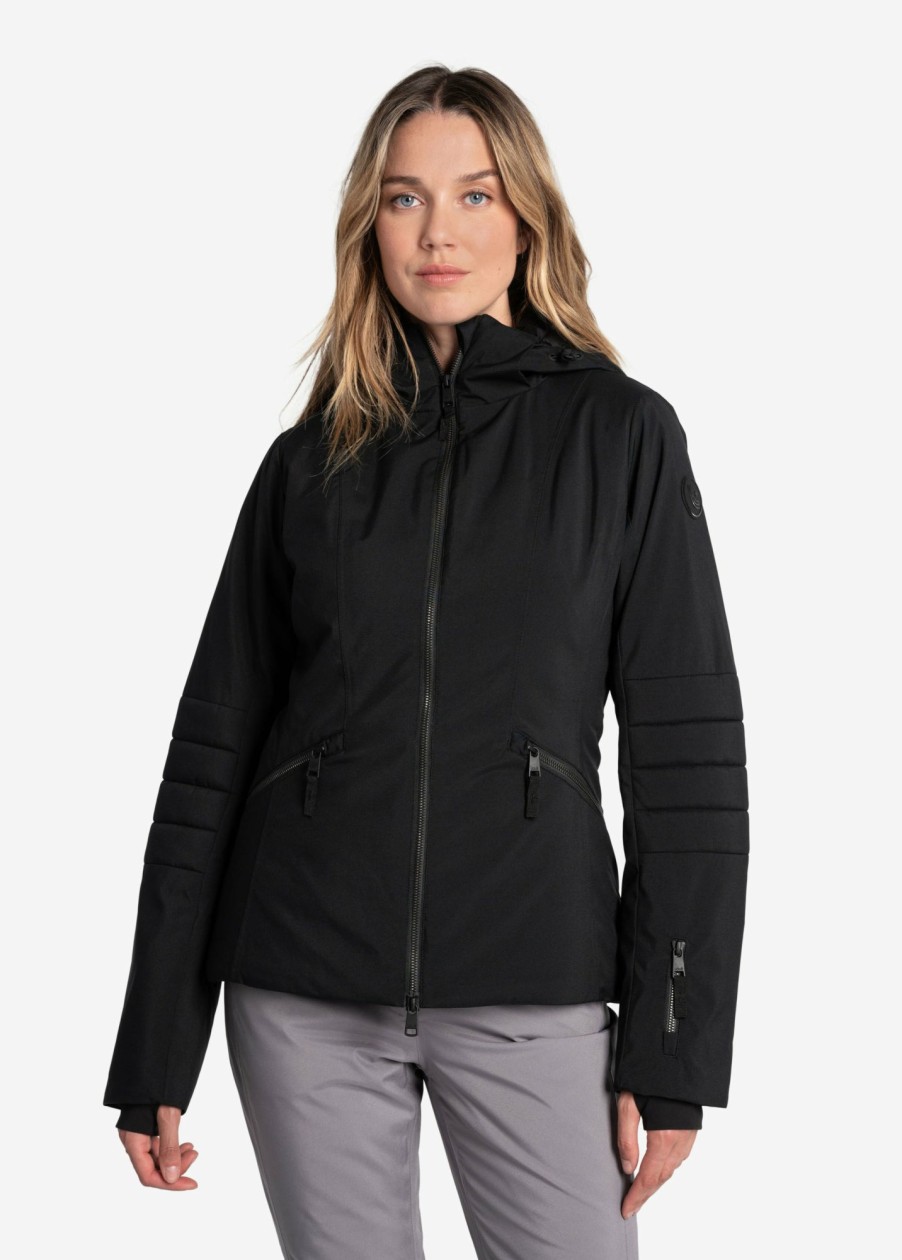 WOMEN Lole Winter Jackets | Mont Tremblant Snow Jacket - Black