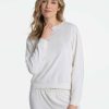 WOMEN Lole Hoodies & Sweaters | Lole Edition Velour Long Sleeves - White