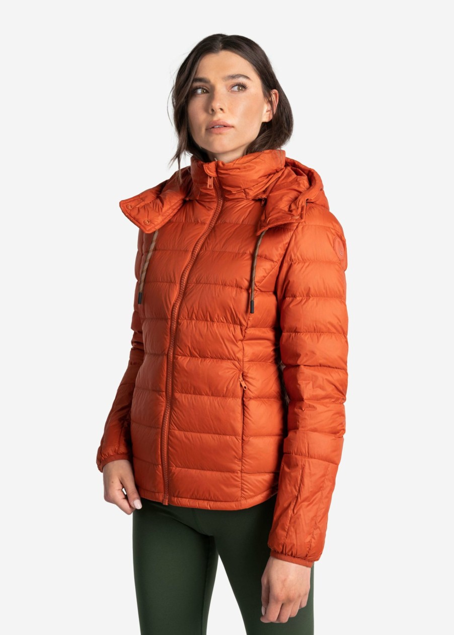 WOMEN Lole Mid-season Jackets | Emeline Down Jacket - Cinnamon