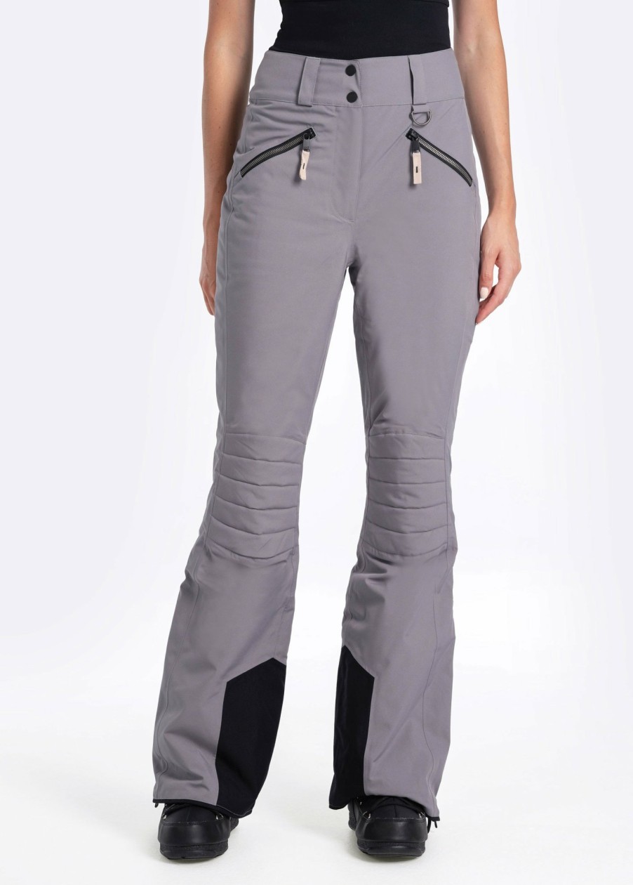 WOMEN Lole Outerwear | Mont Tremblant Insulated Snow Pants - Meteor Grey