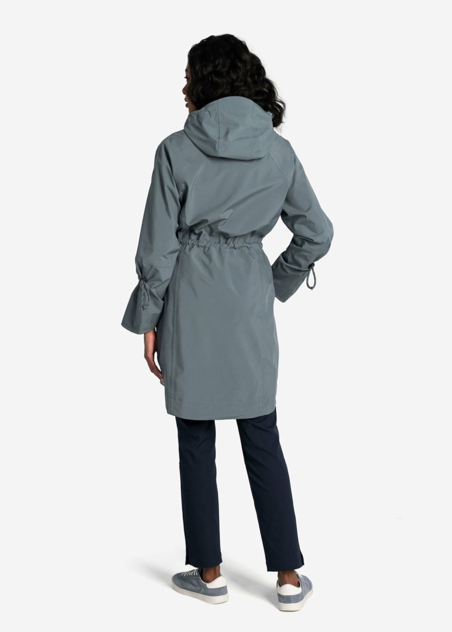 WOMEN Lole Mid-season Jackets | Piper Oversized Rain Jacket - Ash