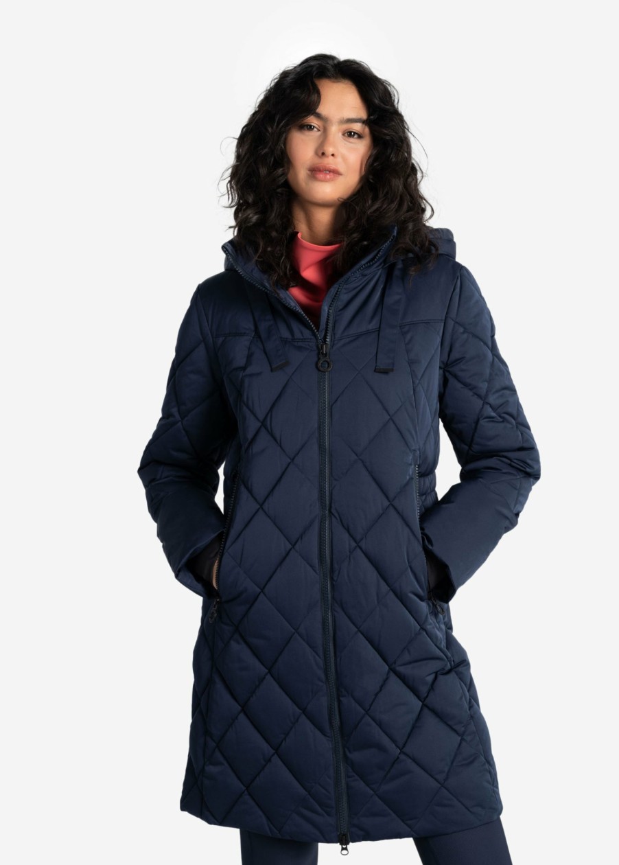 WOMEN Lole Winter Jackets | Diamond Vegan Down Jacket - Outerspace