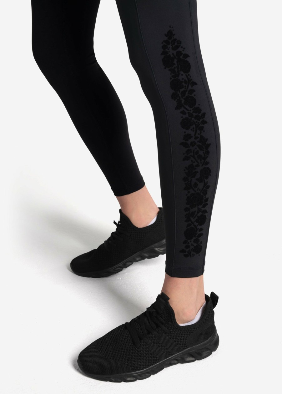 WOMEN Lole Leggings | Step Up Ankle Leggings - Mandala Black