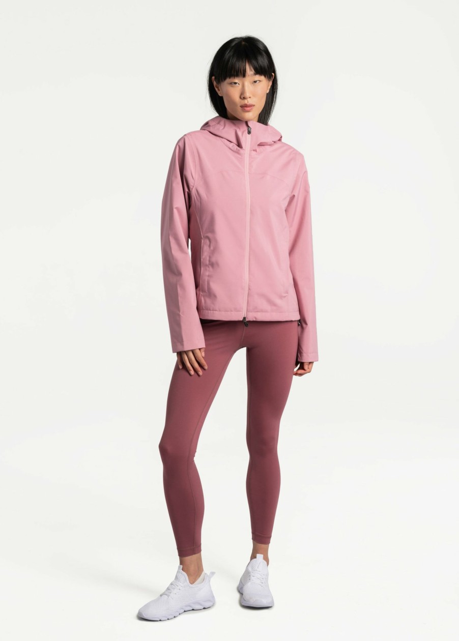 WOMEN Lole Mid-season Jackets | Element Rain Jacket - Foxglove