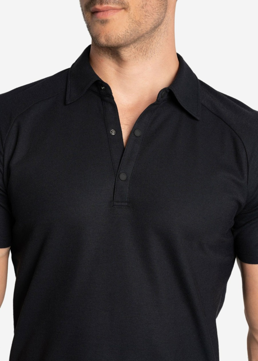 MEN Lole T-shirts & Hoodies | Colin Polo Short Sleeve - Black