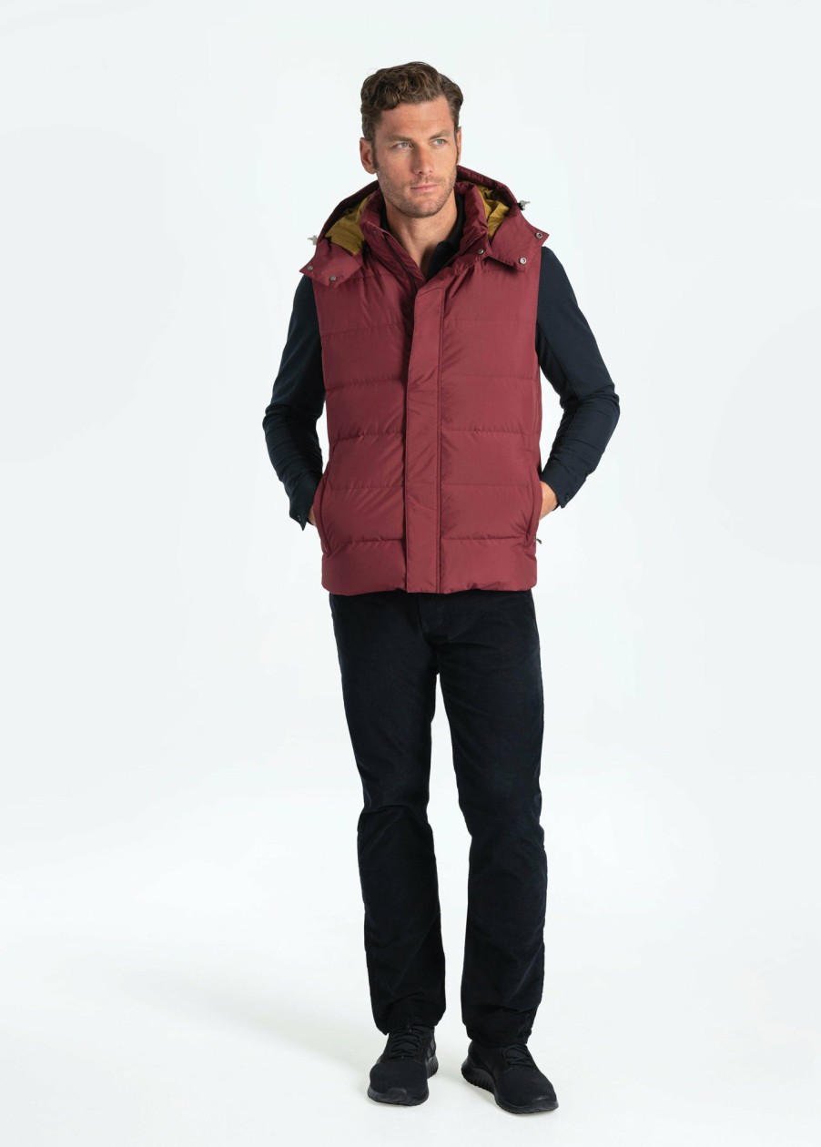 MEN Lole Outerwear | Odin Down Vest - Truffle