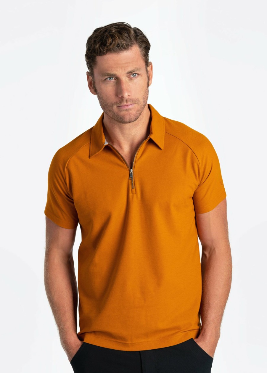 MEN Lole T-shirts & Hoodies | Colin Polo Short Sleeve - Sepia