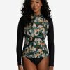 WOMEN Lole Swimwear | Seychelles Rashguard - Rio Floral Marlin Blue